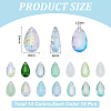 210Pcs 14 Styles Glass Charms FIND-WR0012-05-2