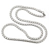 304 Stainless Steel Chain Necklaces NJEW-P295-02P-1