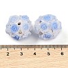 Acrylic Handmade Luminous Polymer Clay Rhinestone Beads CLAY-H003-07D-4