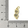 Real 18K Gold Plated Brass Pave Colorful Cubic Zirconia Pendants KK-M283-06F-02-3