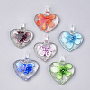 Luminous Handmade Lampwork Pendants LAMP-S189-03-B-2