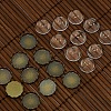 12mm Clear Domed Glass Cabochon Cover for Flat Round DIY Photo Brass Cabochon Making DIY-X0104-AB-NF-1