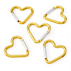 5Pcs Zinc Alloy Spring Gate Rings FIND-TA0009-73G-3