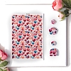 Valentine's Day Heart Pattern Ceramics Clay Water Transfer Paper PW-WG71F47-01-1