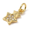 Rack Plating Brass Pendants KK-M271-05G-2