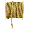 7.1 Yards Glass Rhinestone Synthetic Rubber Round Cord DIY-GF0013-74A-7