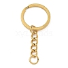 Ion Plating(IP) 304 Stainless Steel Split Key Rings KEYC-M035-02G-1