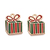 Christmas Theme Alloy Enamel Pendants ENAM-T020-33C-1