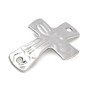 Alloy Textured Religion Cross Links Connector Charms FIND-Z127-01P-04-2