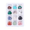 Natural & Synthetic Mixed Gemstone Pendants X-G-S045-11-B-1