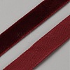 50 Yards Polyester Single Face Velvet Ribbon OCOR-WH0082-161B-1