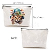 Custom Polycotton Canvas Stroage Bags ABAG-WH0029-094-2