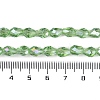 Transparent Electroplate Glass Beads Strands LS-EGLA-N013-T4mm-B13-4