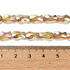 Electroplate Glass Beads Strands EGLA-P066-01A-AB04-4