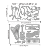 Carbon Steel Cutting Dies Stencils DIY-WH0309-1068-6