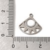 Non-Tarnish 201 Stainless Steel Pendants STAS-E211-04P-3