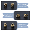 SUPERFINDINGS 2Pcs Brass EDC European Beads KK-FH0007-41A-3