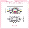 6Pcs Glass Rhinestone DIY-WR0001-11B-2