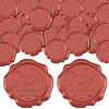 CRASPIRE 50Pcs Adhesive Wax Seal Stickers DIY-CP0010-53A-1