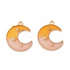 Alloy Pendants X-ENAM-M052-03G-3