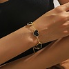 Valentine's Day Zinc Alloy Acrylic Link Bracelets FS-WG7C947-09-1