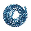 Electroplate Glass Beads Strands EGLA-A044-T4mm-B27-3