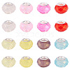 20Pcs Pearlized Resin European Beads RESI-TA0004-36-1