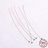 925 Sterling Silver Flat Head Pins STER-K017-40mm-S-2