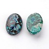 Natural Chrysocolla Cabochons X-G-D804-01-2