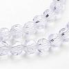 Transparent Glass Bead Strands GLAA-G013-10mm-72-3