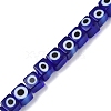 Handmade Evil Eye Lampwork Beads Strands LAMP-G166-16D-2