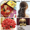10 Strands Acrylic Imitation Pearl Beaded Trim Garland Strand OCOR-GF0001-45-10-3