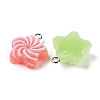 Opaque Resin Pendants RESI-A025-02-3