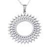 Non-Tarnish 201 Stainless Steel Pendant Necklaces NJEW-S105-JN622-45-1-1