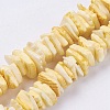 Natural Sea Shell Beads Strands BSHE-K012-08B-1