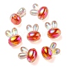 UV Plating Rainbow Iridescent Acrylic Beads X1-PACR-E001-05D-1