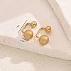 Round Stainless Steel Stud Earrings ED0217-2