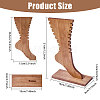 Wooden Anklets Display Stands ODIS-WH0025-224A-2