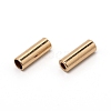 Zinc Alloy Cord Ends PALLOY-WH0092-20A-G-1