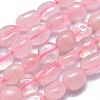 Natural Rose Quartz Beads Strands G-O186-B-09-2