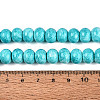 Opaque Baking Paint Glass Beads Strands GLAA-Q110-03A-08-4