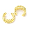 Brass Cuff Earrings for Women EJEW-I305-50G-2