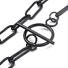 304 Stainless Steel Paperclip Chain Bracelets BJEW-O186-01EB-2