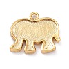 Golden Brass Enamel Pendants KK-P197-08G-G-3