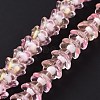 Transparent Glass Beads Strands LAMP-H061-01D-04-3