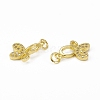 Brass Micro Pave Cubic Zirconia Pendants KK-E068-VB290-3