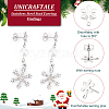 Unicraftale 201 Stainless Steel Stud Earring Findings with Hole EJEW-UN0002-34B-5