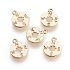 Brass Charms X-KK-T020-86G-1