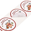 120 Round Paper Christmas Cartoon Sticker Rolls DIY-M070-09D-3