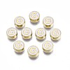 Alloy Enamel Beads ENAM-N052-006-01G-RS-1